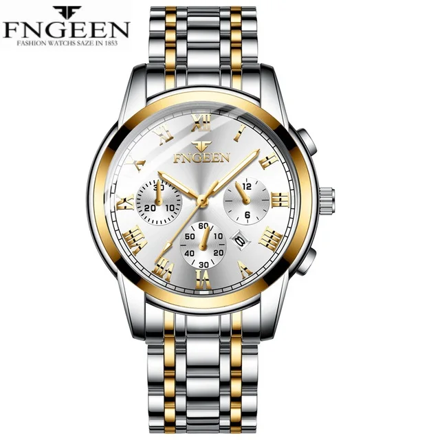 Men-Gold White