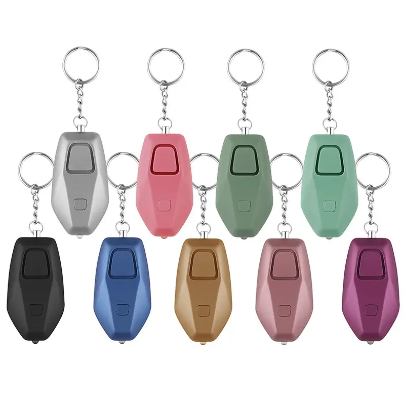 Anti-loup Stick Alertor Sifflet Clé Finder Porte-clés Accessoire Femmes Autodéfense LED Porte-clés Pour Bracelet