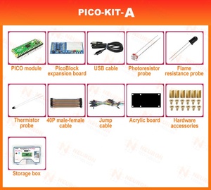 Ahududu Pi Pico geliştirme kurulu PICO çift çekirdekli rppython Python destekler