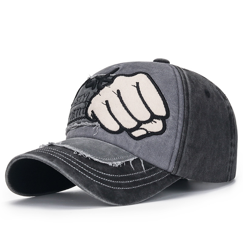 Gray front and black body