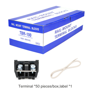 TBR端子台600V TBR -100 DINレール複合端子台100A端子 - Product Image 5