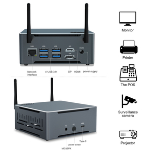 スーパーマーチスモールフォームファクターPCCompletハードウェアソフトウェアケーステレビハードドライブSSDゲームデスクトップグラフィックカード8GBゲーミングコンピューター - Product Image 2