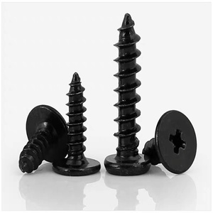 工場卸売M2 M2.6 M3 M4 M5 M6メートル法ステンレス鋼ニッケルメッキクロスフラットヘッドセルフタッピングネジ - Product Image 2