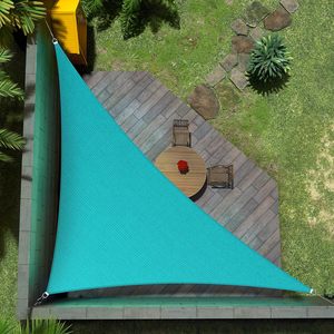 HDPE Triangle and Rectangle Waterproof <strong>Shade</strong> <strong>Sail</strong> <strong>NET</strong> - Multiple Sizes for Yard or Patio Sun Protection - Product Image 1