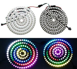 WS2812B Modul Streifen 24 Bits 24 X WS2812 5050 RGB LED Ring Lampe Licht mit Integrierte Treiber RGB 24 Für arduino LED Modul