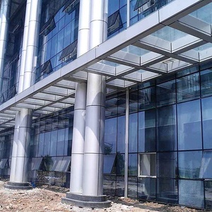 Aluminum Frame Outdoor Sun <strong>Shade</strong> Metal Roof Glass Canopy for Front <strong>Door</strong> - Product Image 2