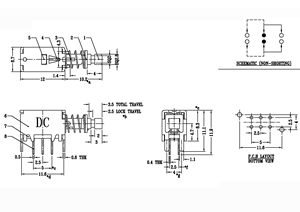 PS22E05 Latching Locking PCB Push Button <strong>Switch</strong> DPDT 6 Pin DIP Self- Locking Straight Key Push <strong>Switch</strong> Use in TV Box - Product Image 6