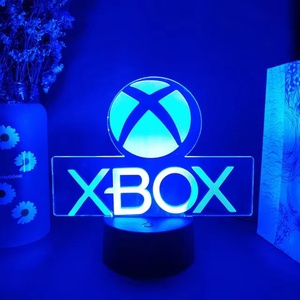 ที่กำหนดเอง3D เกมห้องเดสก์ท็อปโคมไฟเกมคอนโซลไอคอน LED ข้างเตียงไฟกลางคืน - Product Image 4