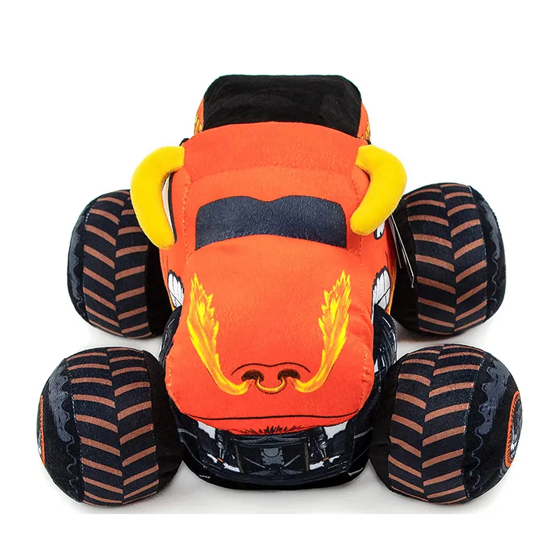 Travesseiro de pelúcia Monster Jam El Toro Loco, travesseiro de pelúcia para crianças, brinquedo de pelúcia para crianças, caminhão monstro