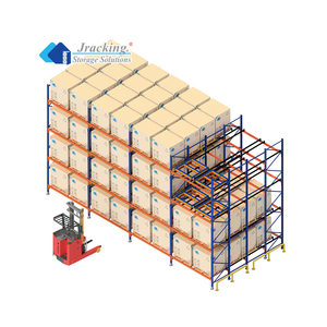 Jracking แร็คกลับแบบกด แร็คอินแบบกด ระบบจัดเก็บคลังสินค้าบนพาเลท - Product Image 1