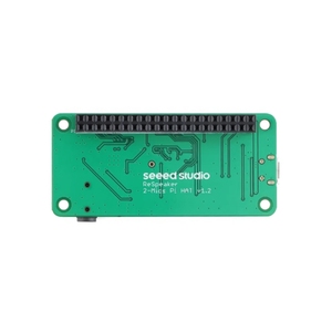Raspberry Pi4 ReSpeaker Smart Speech Recognition 2 Conjunto de micrófonos pi0/3B/b + Módulo de reproducción de grabación Pi HAT de