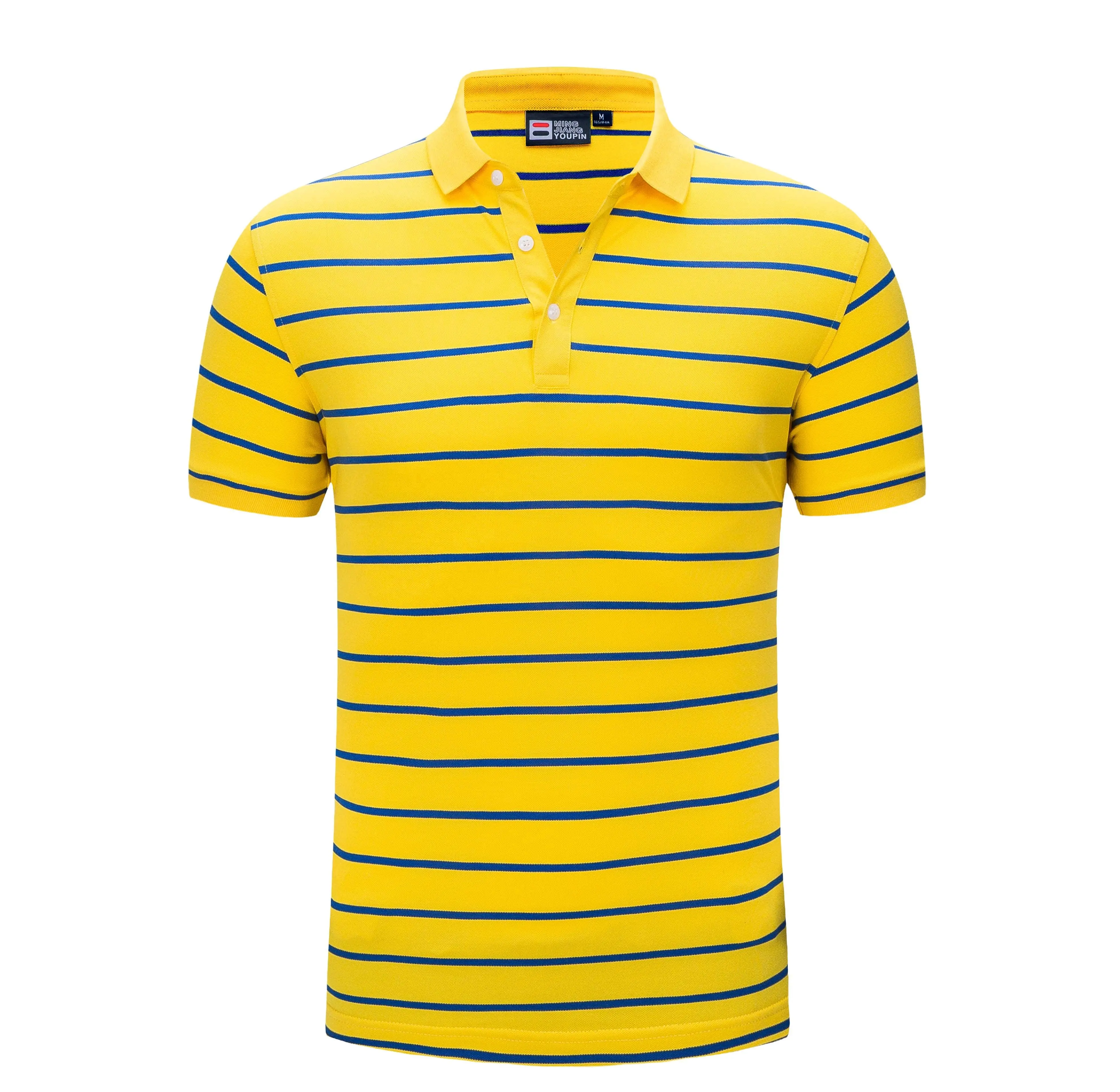 Uomini di polo 100% della banda del cotone di polo t shirt logo personalizzato camicia di polo del ricamo