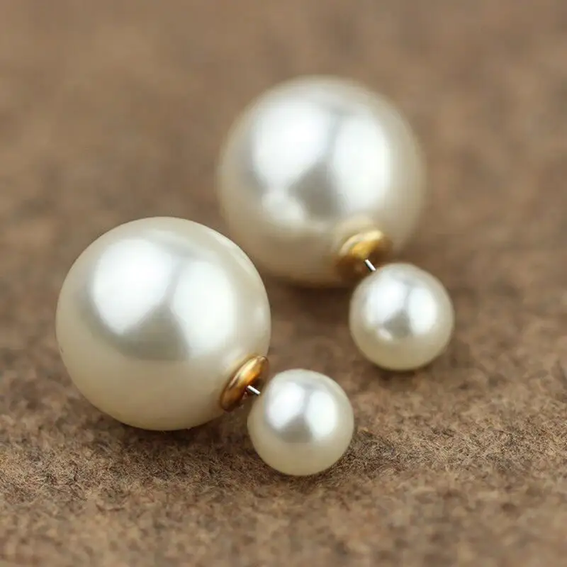 Moda nuevo Premium Vintage hueco perla pendientes diseño pendientes mujer joyería regalo al por mayor