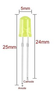 LED yuvarlak floresan lamba diyot 3mm 5mm 8mm RGB renkli yanıp sönen 940nm IR kızılötesi yayan LED diyot - Product Image 5