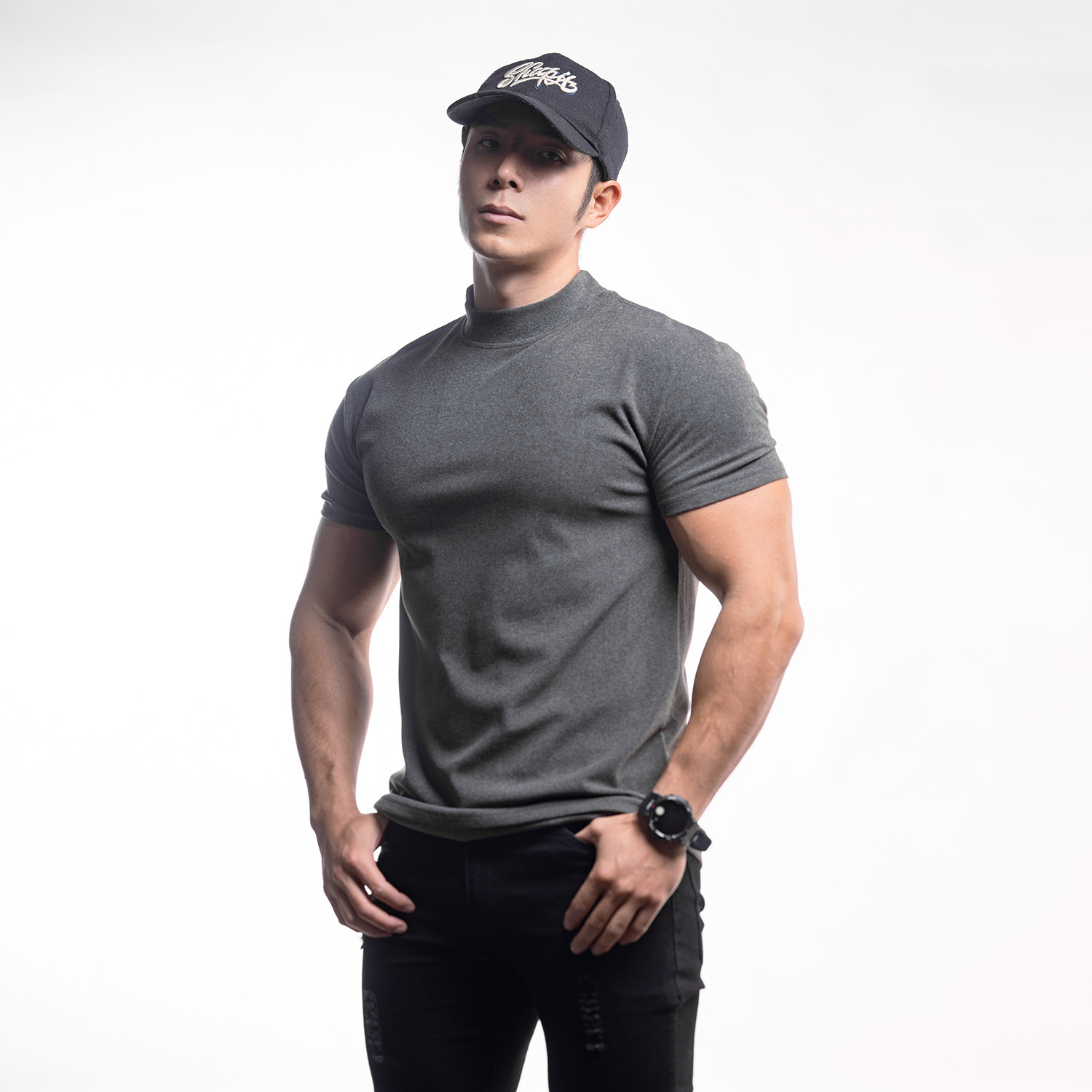 Surrounding collar Gray