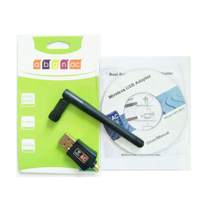600 a doppia banda Mbps USB 2.4GHz 5GHz adattatore wifi con Antenna Mini Computer scheda di rete ricevitore - Product Image 2