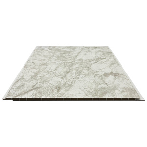 長方形PVC天井タイルカラフルグリッドデザイン装飾パネル穿孔耐火壁パネル天井用 - Product Image 2