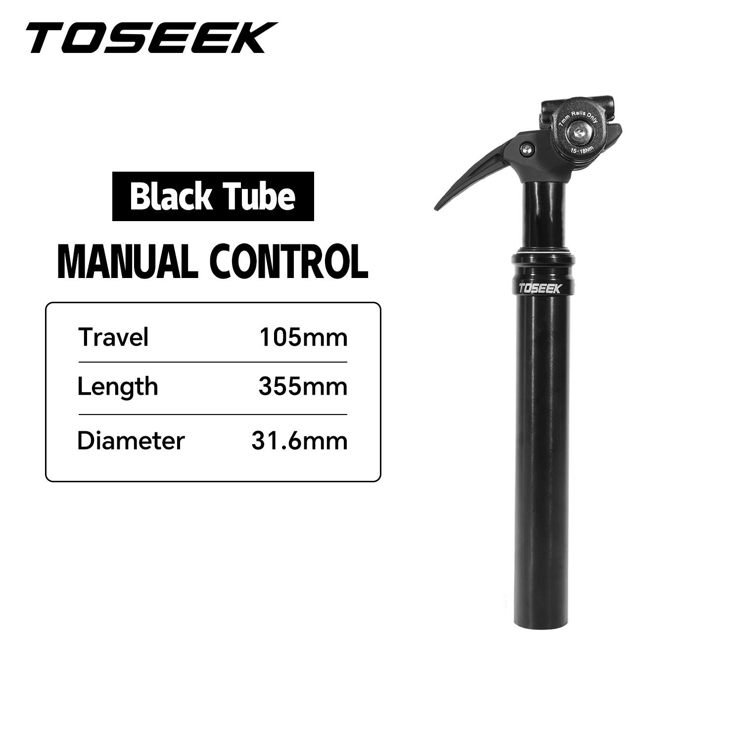 Black 105*355*31.6 Manual