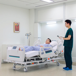 <strong>High</strong>-Advanced Medical Care Patient Nursing Electric Hospital <strong>Bed</strong> With Smart Control for Turning Right/ Left <strong>Back</strong> Leg Body Rest
