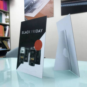 Giao hàng nhanh Giá vẽ trở lại bảng hiệu di chuyển đóng mở cá nhân Countertop strut thẻ đứng cho thương mại - Product Image 2