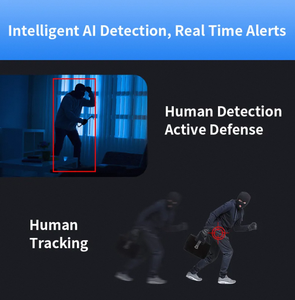 O-kam 2.4GHz WiFi Indoor Security Camera AI Humanoid Detection Night Vision SD Card Storage for Home Baby's Room CCTV <strong>Monitor</strong> - Product Image 6