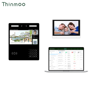 Sistema de videoportero Thinmoo de 13,3 pulgadas con control de acceso de reconocimiento facial, sistema de videoportero multiapartamento - Product Image 3