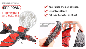 RC Flying Dragon Aircraft Model Toy Epp Foam <strong>Soft</strong> Dragon <strong>Remote</strong> Control Airplane - Product Image 2