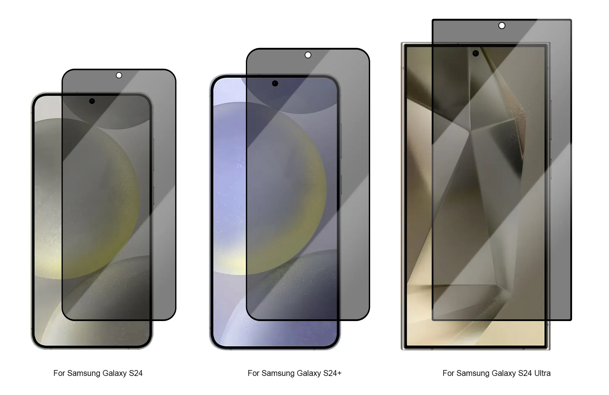 Защитная пленка из закаленного стекла для Samsung Galaxy S24 Plus S21 Ultra S22 S23 S20 FE