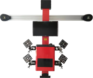 手动四轮对准3d汽车轮胎对准器设备车轮对准平衡对准机 - Product Image 1
