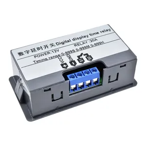 T3230 110V 220V 12V 24V Digitales Zeit verzögerung relais LED-Anzeige Zyklus Timer-Steuersc halter Einstellbarer Zeitrelais-Verzögerung schalter - Product Image 2