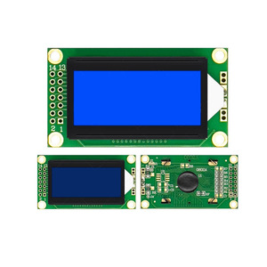 Fonte di fabbrica 0802A carattere modulo schermo a cristalli liquidi LCD a 14 pin a 16 pin 5V schermo blu e giallo schermo pannocchia Display LCD - Product Image 5