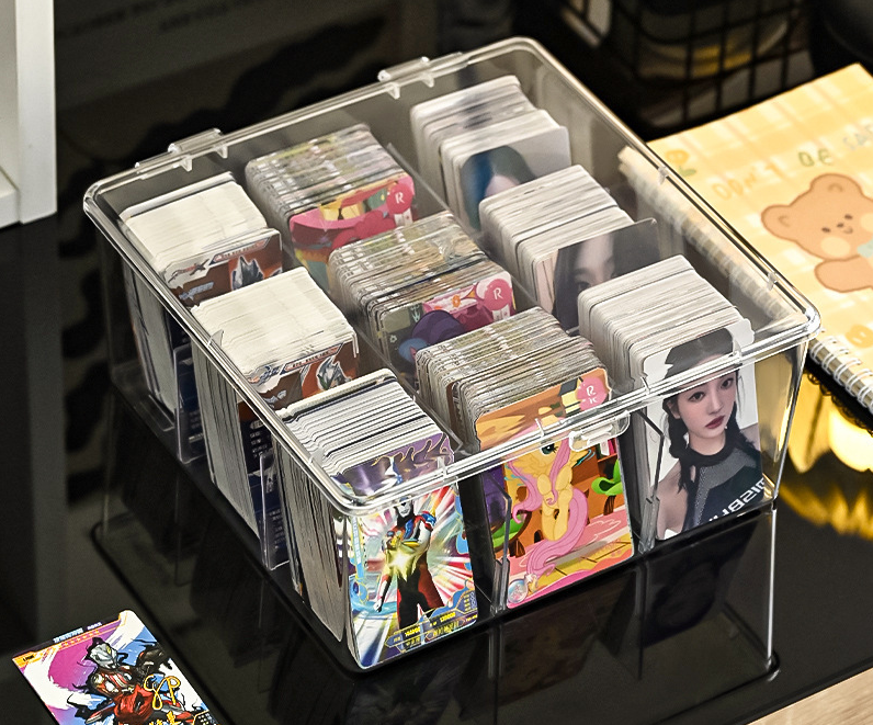 9-grid card storage box(transparent)