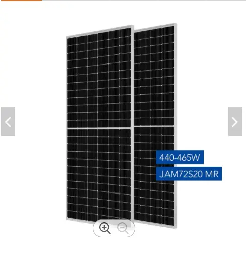 Panel solar de 440w, 445w, 450w, 455w, 460w, 500w, fabricante 9bb perc mono, célula de corte medio, proveedores de energía solar