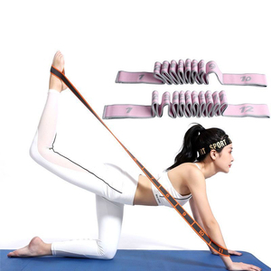 Venta caliente ajustable 8 bucles banda elástica de ejercicio entrenamiento Multi-Loop correas elásticas para Yoga - Product Image 4