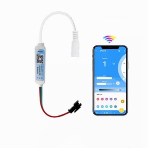 SP621E DC5-24V Мини светодиодный музыкальный диммер контроллер для адресуемой WS2811 WS2812B IC светодиодные пиксельные полосы света - Product Image 1