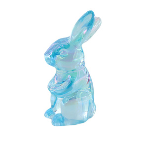 Hadiah Souvenir kelinci kristal warna-warni kelinci kristal warna baru dekorasi hadiah kerajinan kelinci pesta kelinci meriah - Product Image 5