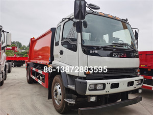 Camión de basura compactador, 8m3 con sistema de operación y función de compresión para recolección de basura - Product Image 3