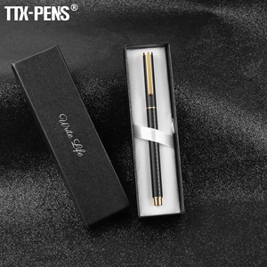 定制激光雕刻标志金属圆珠笔不锈钢笔杆圆珠笔中性笔促销笔 - Product Image 3