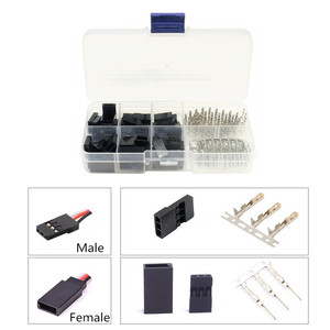 สายต่อเซอร์โวแบบทำมือสำหรับ jr/ Futaba 50ชิ้น2.54เทอร์มินัล RC หุ่นยนต์เครื่องบินเซอร์โวรถอุปกรณ์เชื่อมต่อชาย/หญิง - Product Image 1