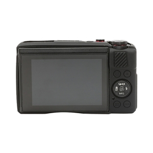 Canon PowerShot G7 X MarkII用レンズカバー付きソフトシリコン保護ケース