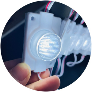 Yan görünüm DC12V kenar yaktı LED modülü Smd3030 garanti yüksek güç reklam için 2w 45*15 derece LED modülü ışık kutusu - Product Image 4