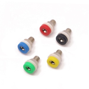 <strong>5</strong> Color Brass 2 mm Safety Banana <strong>JACK</strong> Socket Female Terminals Connector for <strong>2MM</strong> BANANA PLUG Test Probes Instrument