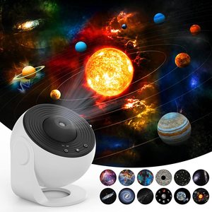 2023新しいグローブロケット宇宙飛行士12in1星空プラネタリウムプロジェクター360度回転キッズナイトライトタイマー付き - Product Image 2