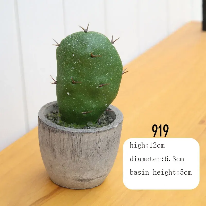 12 pçs mini plantas artificiais suculentas falsas, cactos em vasos de simulação para decoração de bonsai, jardim e vegetação