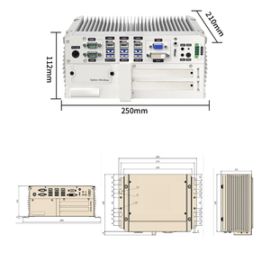 Produttore di vendita diretta Core I3 I5 I7 Fanless Mini PC Dual LAN Intel Linux industriale scatola per Computer incorporata - Product Image 4