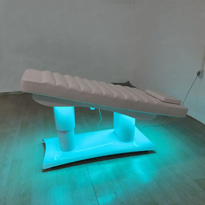 Meja pijat perawatan medis tempat tidur bulu mata, mewah baru pemanas tempat tidur bulu mata palsu 4/3 motor Salon kecantikan - Product Image 6