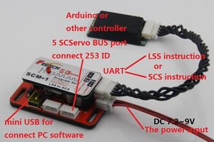FEETECH FE-SCM-1 SERVO CONTROLLER per la programmazione del movimento fai-da-te del Robot umanoide