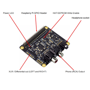 Raspberry Pi Zubehör Audio ausgang HAT IQaudio DAC/DAC Pro Himbeer Pi Kit Himbeer Pi 3 4 Audio Board