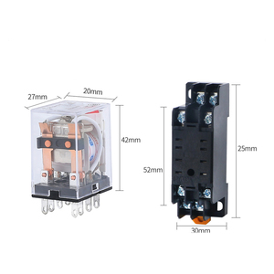 MY2NJ MY2 DPDT Mini Electromagnetic Relays Switch光電センサーAC 110V 220V DC 12V 24V 5A Power Relay 8 Pin Coil - Product Image 5