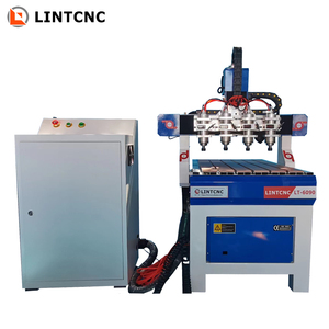 Precio de fábrica Multi-husillo 6090 Carpintería Cnc Router con eje de rotación para la venta - Product Image 1